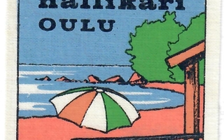 Nallikari Oulu - vanha kangasmerkki