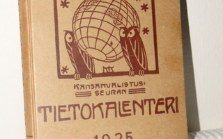 Kansanvalistusseuran TIETOKALENTERI 1925
