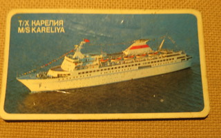 Vintage M/S Kareliya maihinnousukortti