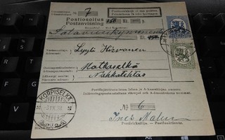 Korpiselkä - Matkaselkä Osoitus 1928 PK450/5