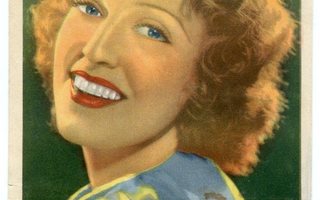 Filmitähti - Keräilykuva v. 1937 - Jeanette Mc Donald