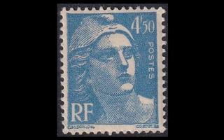 Ranska 797 ** Marianne 4.50 Fr (1947)