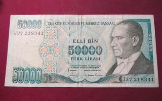 50000 lira 1970 Turkki-Turkey