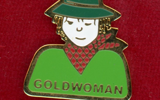 Kullankaivu pinssi,  Goldwoman