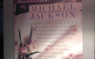 MICHAEL JACKSON :: GREAT LOVE SONGS OF M.J. ::  VINYYLI   LP