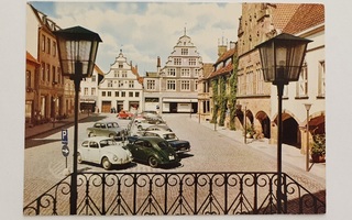 Vanha saksalainen postikortti – Lemgo