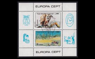 Turkki Kypros 179-80BL5 o Europa luonnonsuojelu (1986)