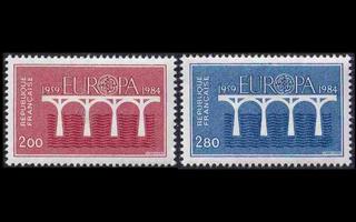 Ranska 2441-2 ** Europa (1984)