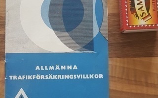 broschyr : allmänna trafikförsäkringsvillkor from 1.1.1960