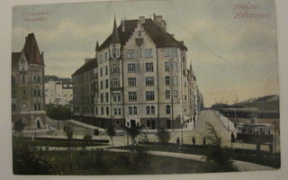VANHA Postikortti Helsinki Raitiovaunu 1900-luku