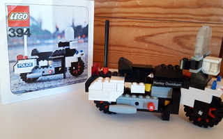 Antiikki lego, lego moottoripyörä 394 + ohje