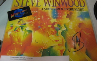 STEVE WINWOOD - TALKING BACK TO THE NIGHT LP NIMMARILLA!