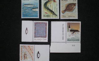 Vuoden 1990 kaikki postimerkit postituoreena **