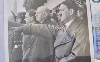 VANHA Valokuva Natsi Saksa Olympia 1936 Hitler Höss ym
