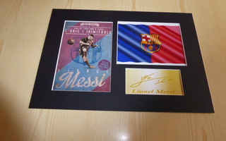 Messi FC Barcelona valokuvat paspis A4