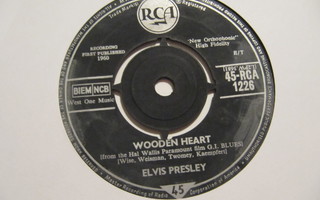 Elvis Presley Wooden Heart 7" sinkku UK RCA 1226