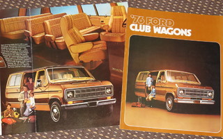 1976 Ford Club Wagon Econoline esite - KUIN UUSI