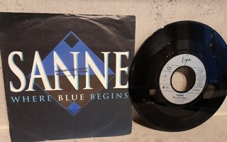 SANNE Where blue begins/Running free 117 448 1991