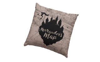 HARRY POTTER MARAUDERS MAP SQUARE CUSHION	(74 052)	tyynyt n.