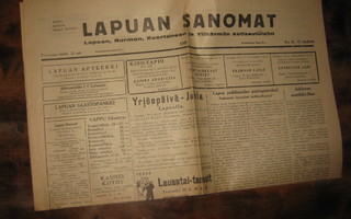Sanomalehti  Lapuan Sanomat 22.4.1949