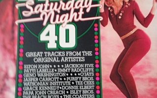 2 LP-LEVYN KANSIO : DISCO  : SATURDAY NIGHT 40 GREAT TRACKS