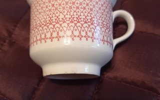 Arabia kahvikuppi vaaleanpunainen Ne malli