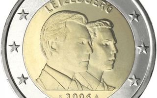 Luxemburg 2006 2 € Suurherttua Guillaume 2e kolikko