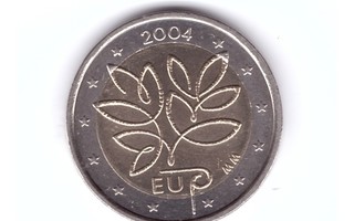 Suomi 2€ 2004 - EU:n laajentuminen Risuraha Rahapaja UNC