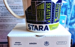 ARABIA Stara  Teema muki+ alkuperäinen laatikko