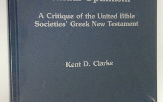 Kent D. Clarke : Textual Optimism : A critique of the Uni...