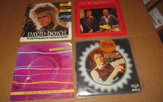David Bowie 7" Singlet,PS   4kpl mm.Knock On Wood >>