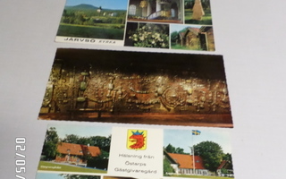 Kuvien mukaiset Ruotsalaiset hieman  kookkaamat  Postikortit