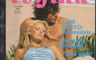 Regina n:o 14 1976 Miss Suomi. Hääyökokemuksia. Eino Grön.