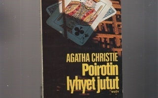 Christie, Agatha: Poirotin lyhyet jutut, WSOY 1976, nid.,1.p