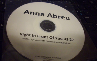 CDS : Anna Abreu : Right in Front Of You ( sis.pk:t )