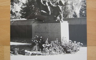 VANHA Valokuva Kurikka Sankaripatsas 1940-l