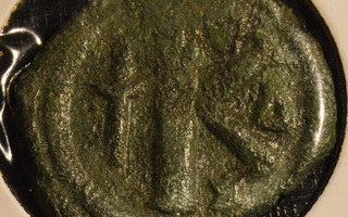 Bysantti Justin I 518-527 1/2 Follis