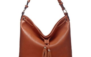 Brown Nicely Shaped Tassel Bag