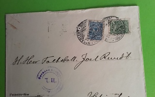 Postilähetyskuori vuodelta 1916,kts.