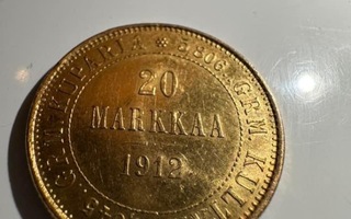 Kultakolikko, 20 markkaa 1912 S, Kultakolikko 18