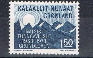Grönlanti 1978 - Perustuslaki 25 v.  ++
