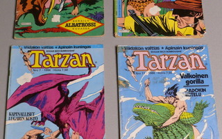 Tarzan-lehtiä 4kpl 1984