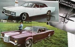 1969 Lincoln Continental / Mark III esite - KUIN UUSI