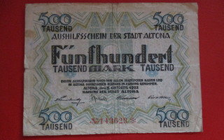 GERMANY 500 000 MARK ALTONA 1922   H-1194