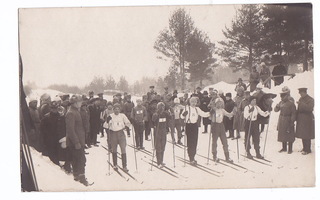 VANHA Valokuva Suojeluskunta Kuopio 1920 Postikorttikoko