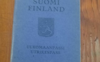 Ulkomaanpassi sinikantinen