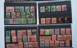 Vanhoja Suomessa käytössä olleita postimerkkejä ---katso---