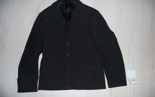 Musta puvuntakki, koko 122 cm, UUSI (ovh. 69,90€)