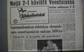 Suomen Urheilulehti Nro 30/1953 (17.11)