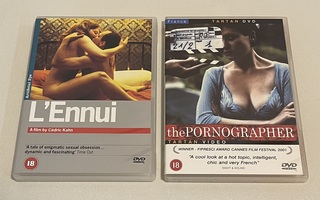 L'Ennui (1998) + The Pornographer (2001) DVD:t